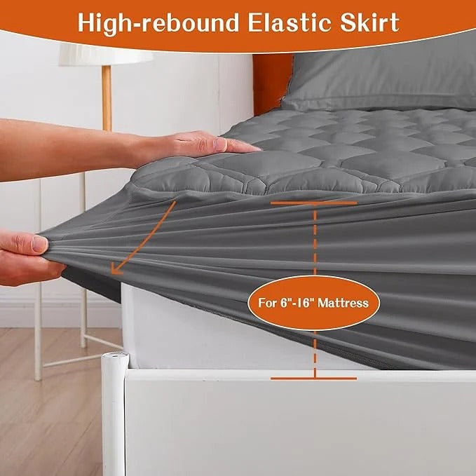 Full Size Mattress Protector,Waterproof Pad Cover