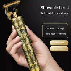 Vintage T9 Rechargeable Hair Trimmer Shaving Machine