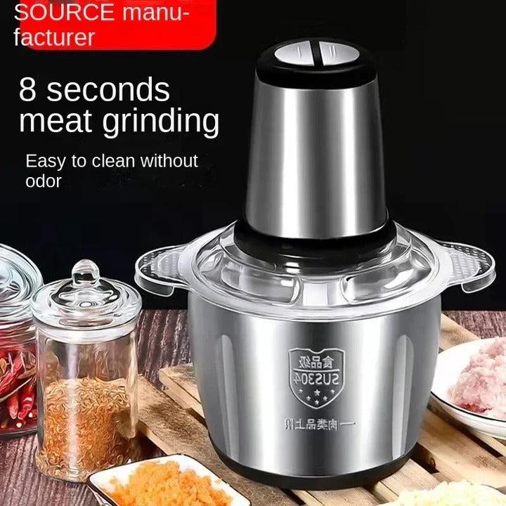 Silver Crust Chopper  Electric Meat Grinder