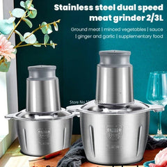Silver Crust Chopper  Electric Meat Grinder